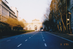 Puerta de Alcalá a la Plaça de la Independència